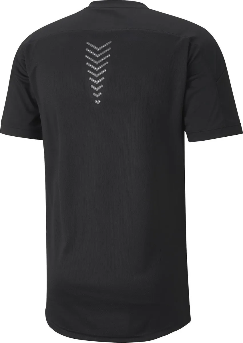 PUMA Ftblnxt Pro Tee Voetbalshirt Heren M - Black Shocking Orange