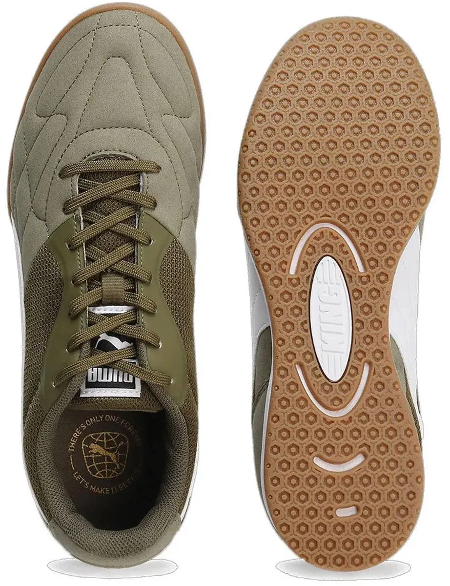 PUMA King Top It Zaalschoenen - EU 42 - Olive Drab