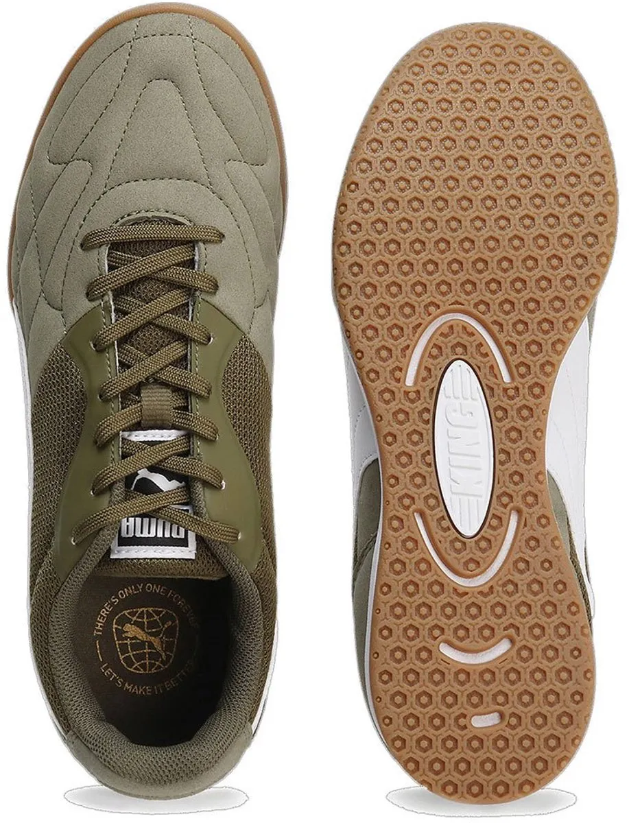 PUMA King Top It Zaalschoenen - EU 42 - Olive Drab