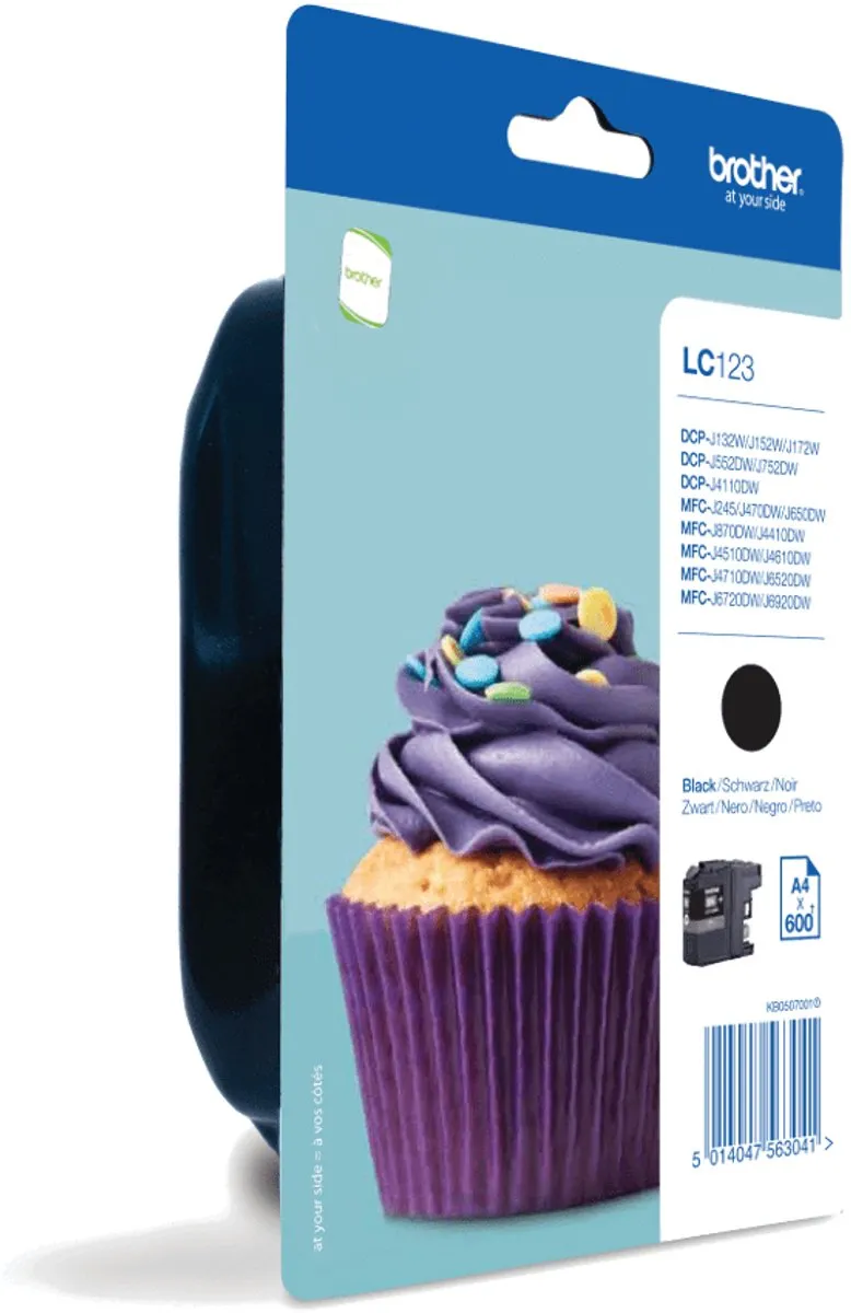 Brother LC-123BK Inktcartridge - Zwart