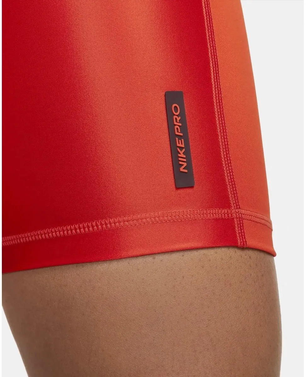 Nike Pro Dames Gymshorts Oranje XXS