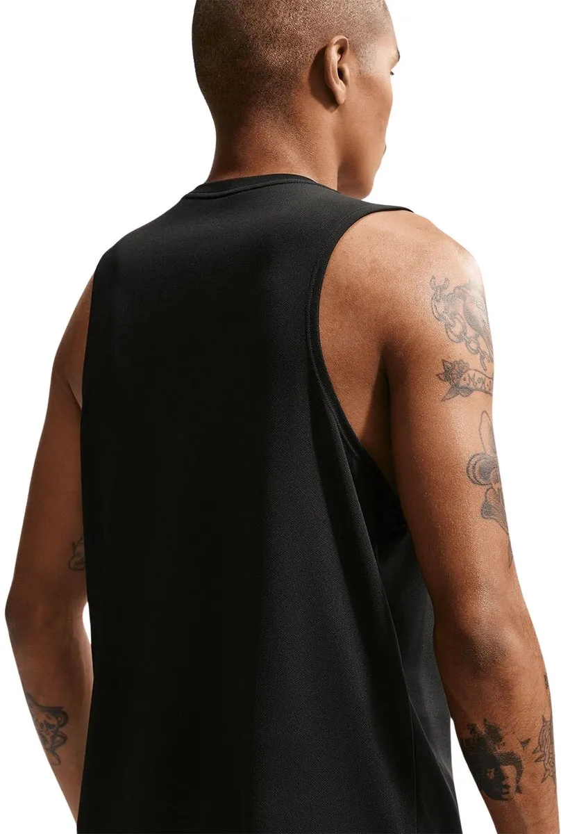 Nike Dri-FIT Miler Tanktop DV9321-057 - XXL - Grijs