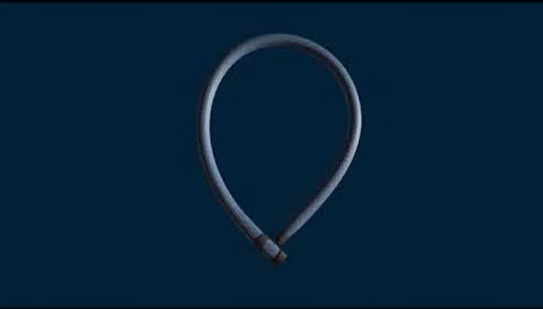 ABUS Ivera 7210/110 Kettingslot 110cm - Zwart/Blauw