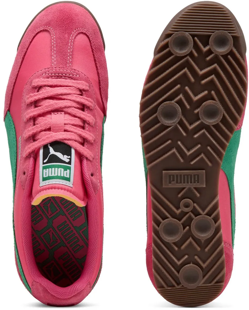 PUMA Arizona Nylon Leren Sneakers - 40 - Groen
