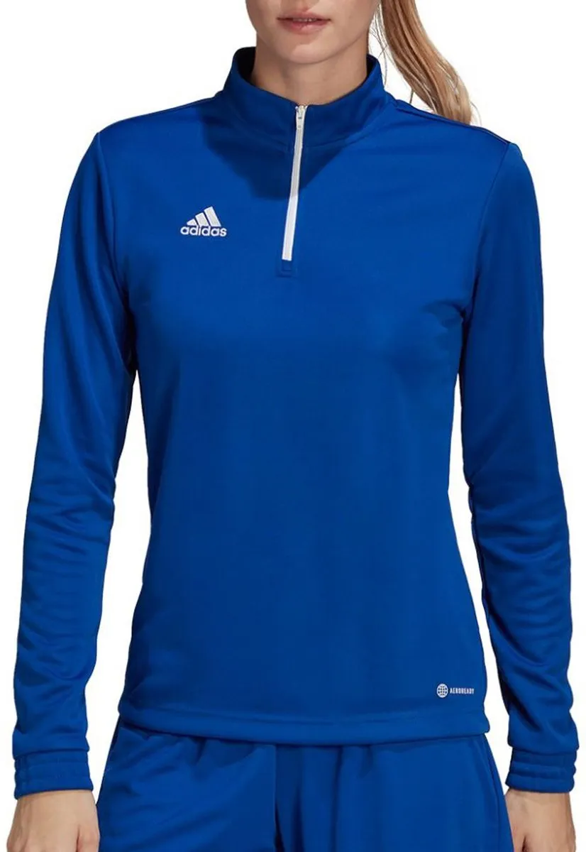 Adidas Entrada 22 Trainingssweater Dames - L - Blauw