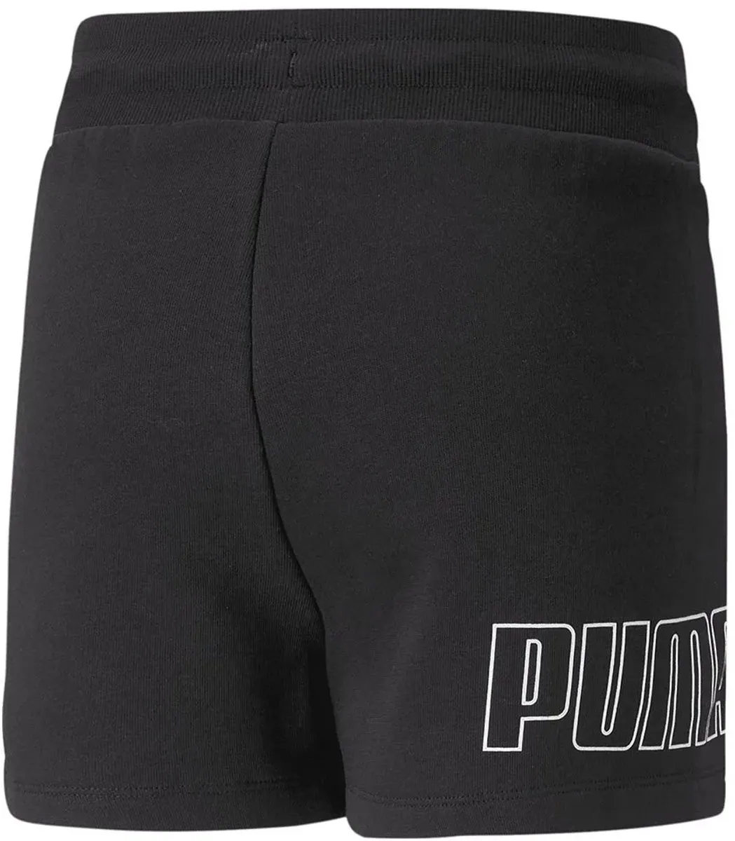 PUMA Power High Korte Broek - 5-6 jaar - Zwart