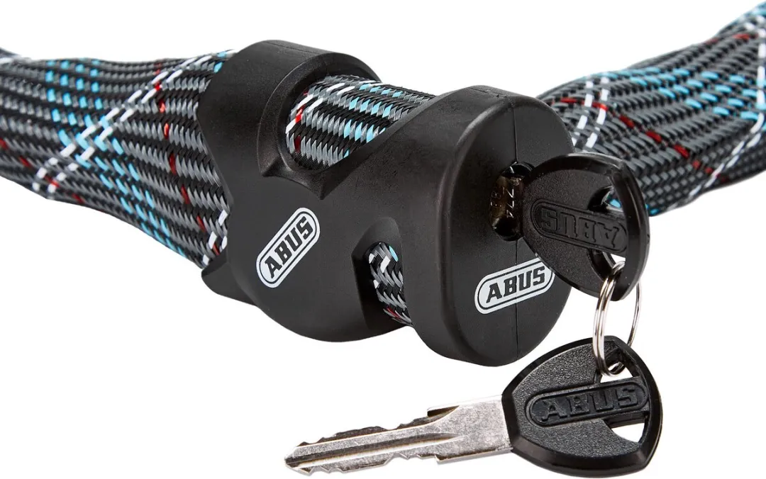 ABUS IvyTex 7210/110 Kettingslot - 110cm - Grijs