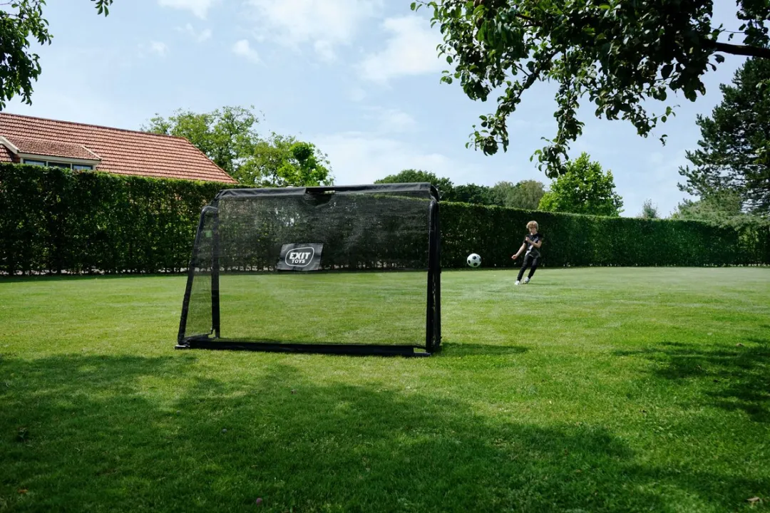 EXIT Maestro Stalen Voetbaldoel 180x120cm - Zwart