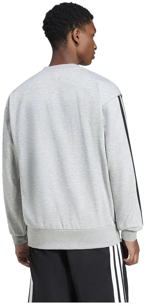 adidas M 3S Ft Sport T-shirt Lange Mouw Heren Grijs S