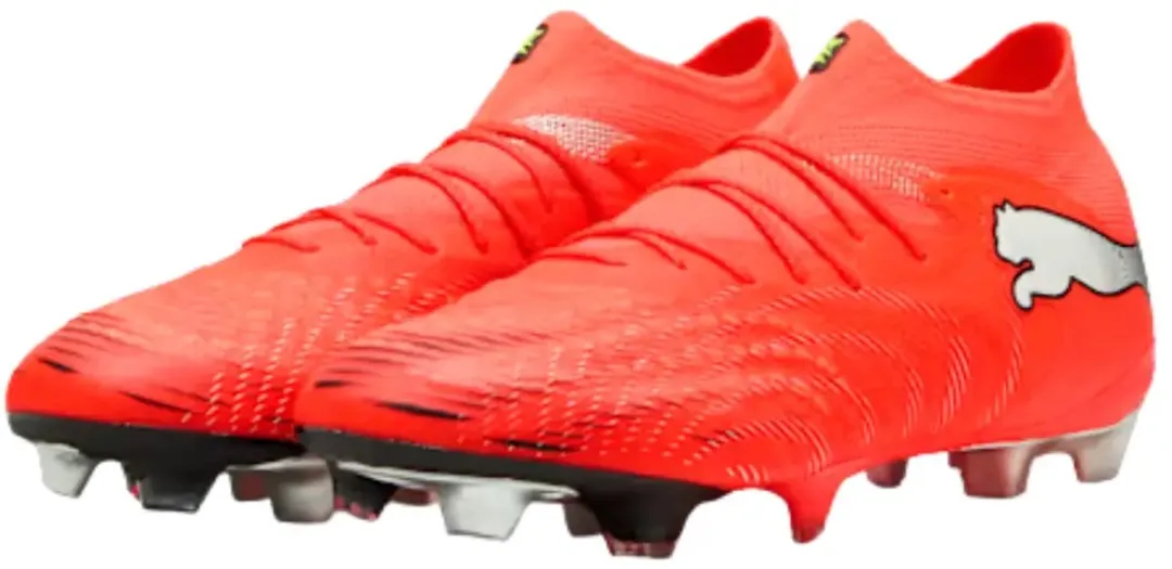 PUMA Future 9 Ultimate FG Voetbalschoenen 43 - Rood/Oranje