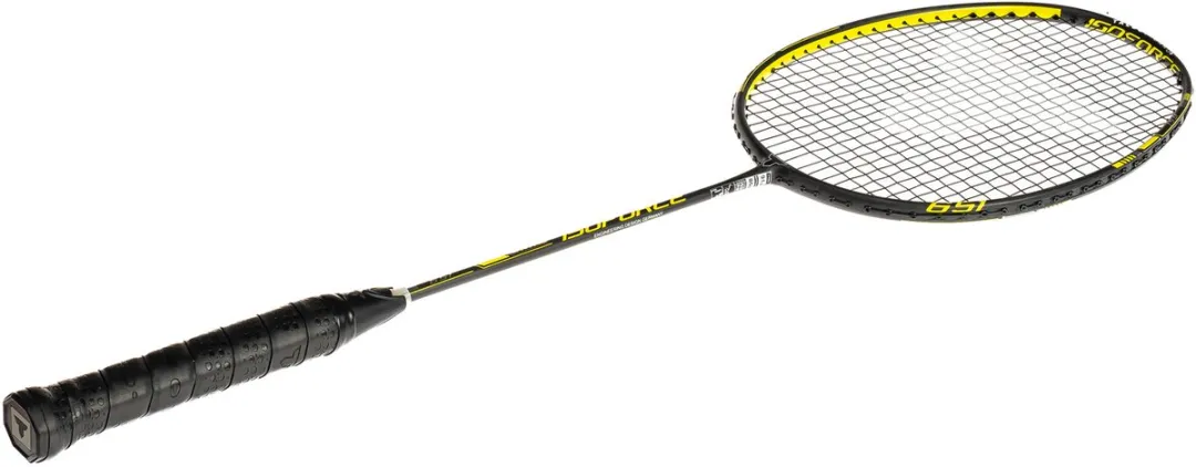Schildkröt Isoforce 651 Carbon Badmintonracket - Geel/Zwart