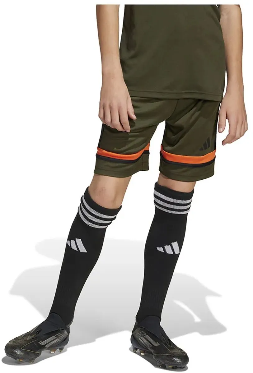 Adidas Squadra 25 Korte Broek 158cm - Team Green/Wit
