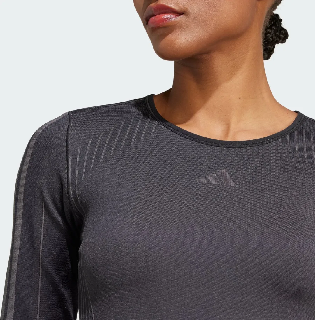 adidas Performance Knit Longsleeve IX6994 - Zwart - XS
