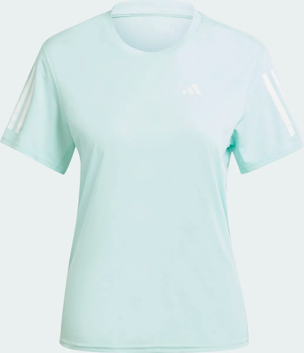 adidas Performance Own the Run T-shirt IL4131 - XS - Turquoise - afbeelding 6 van 6