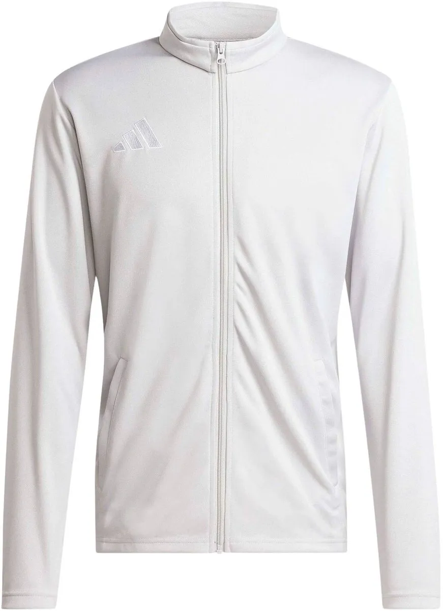 Adidas Entrada 26 Trainingsjack Heren M - Lichtgrijs/Wit