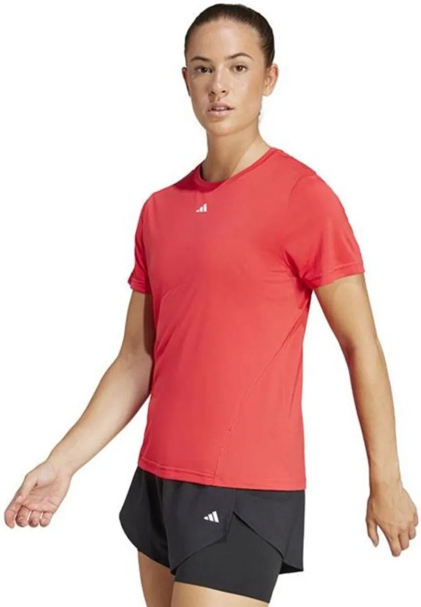 Adidas WTR D4T T Sportshirt Dames Rood S