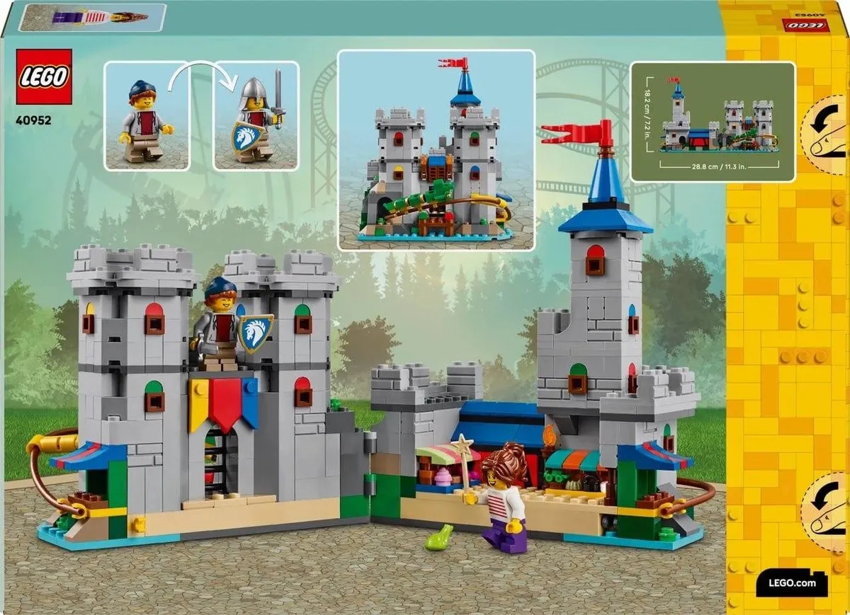 LEGO 40952 Legoland Castle Kasteel - 613 Stukken - 2 Minifiguren