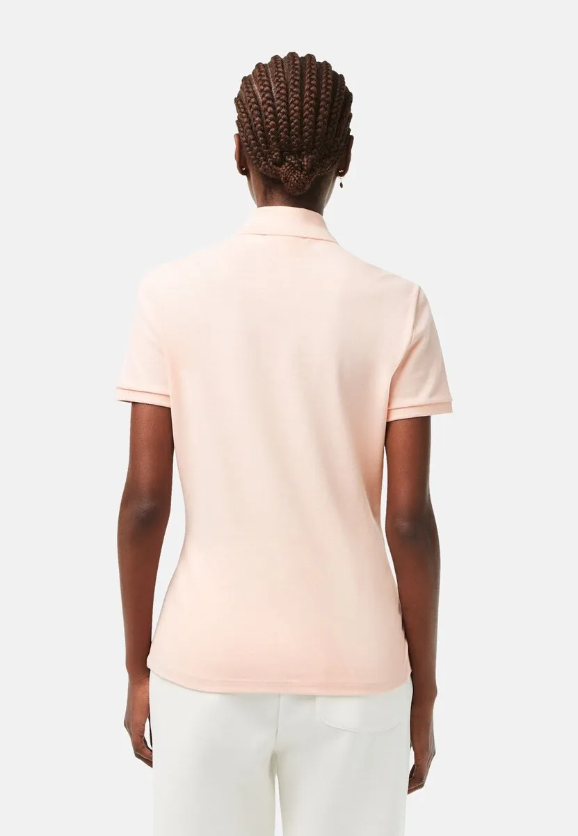 Lacoste Slim Fit Piqué Polo Dames - Maat 44 - Roze