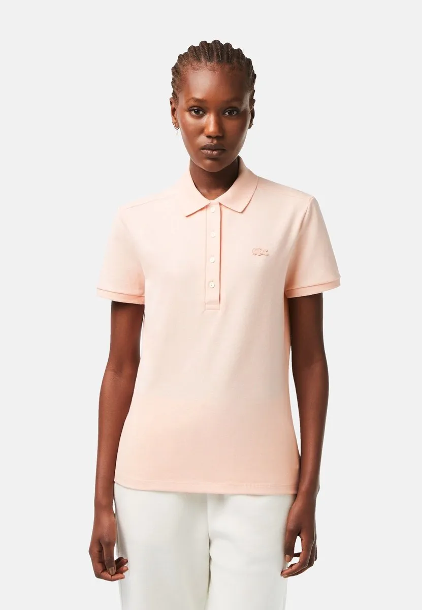 Lacoste Slim Fit Piqué Polo Dames - Maat 44 - Roze