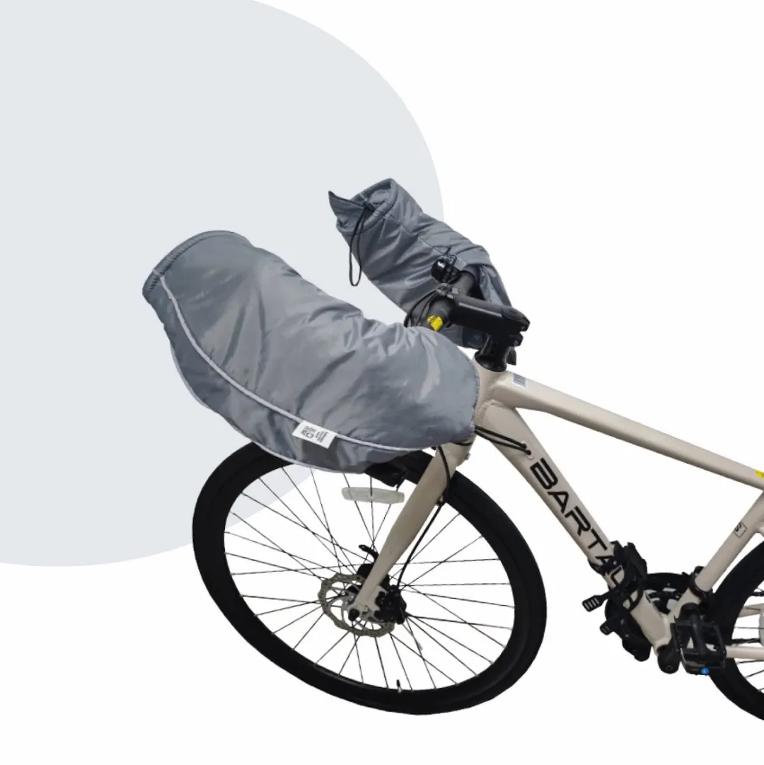 Voltano Handwarmers Fiets Handschoenen - Grijs - afbeelding 6 van 6