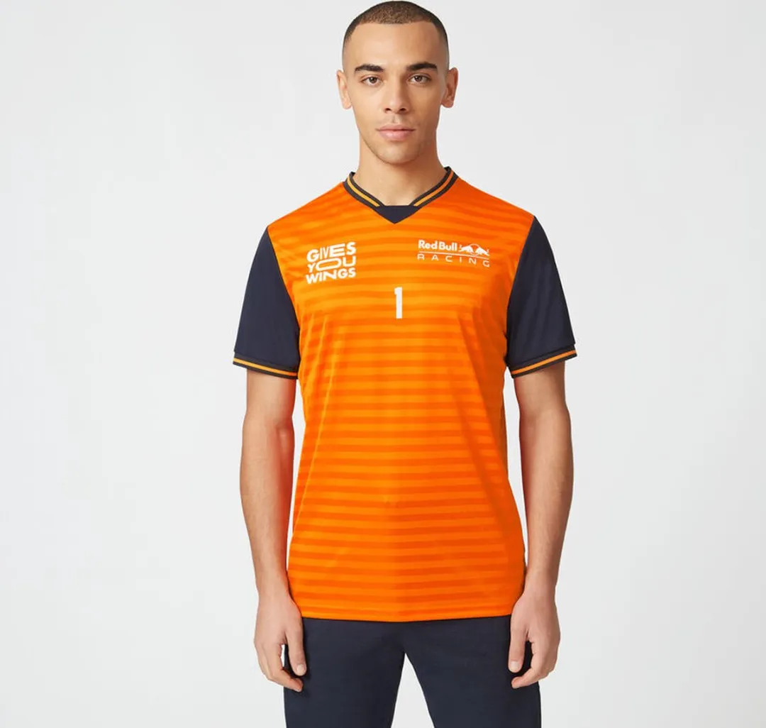Red Bull Racing Max Verstappen Oranje Shirt NR 1 - Maat S