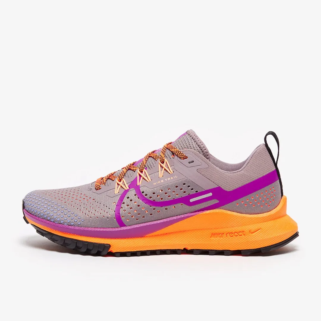 Nike React Pegasus Trail 4 Trailschoenen - Paars/Oranje - afbeelding 6 van 6