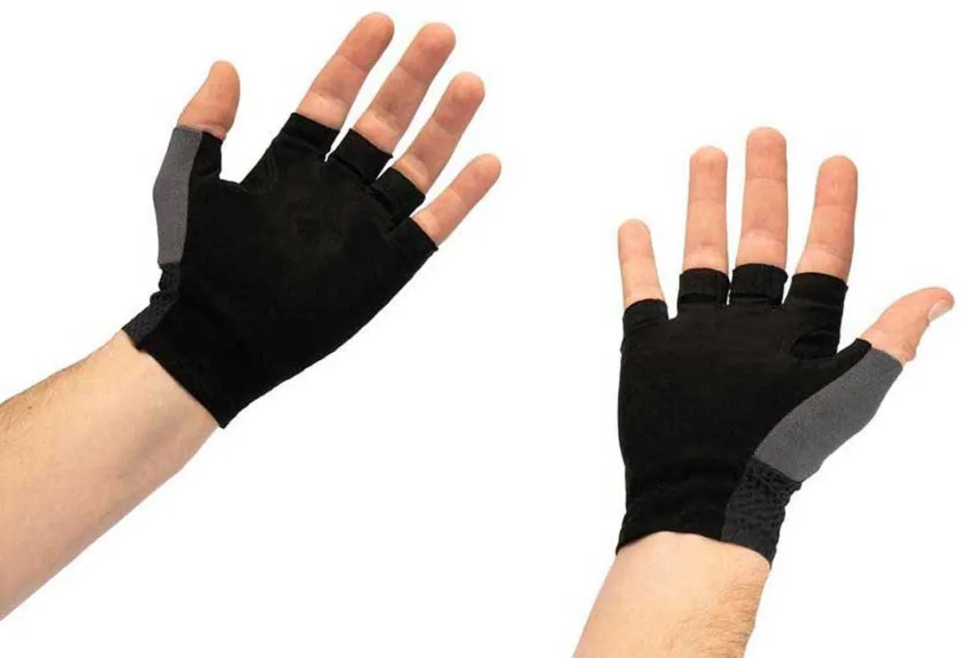 Cube Race Short Finger Handschoenen M - Zwart