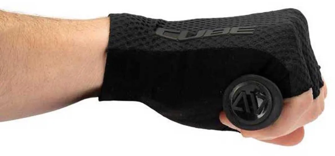 Cube Race Short Finger Handschoenen M - Zwart