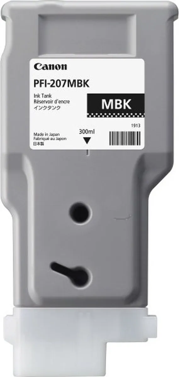 Canon PFI-207MBK Inktcartridge Mat Zwart - 300ml