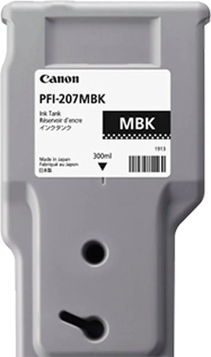 Canon PFI-207MBK Inktcartridge Mat Zwart