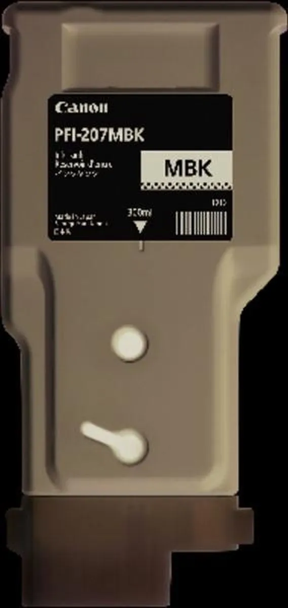 Canon PFI-207MBK Inktcartridge Mat Zwart - 300ml