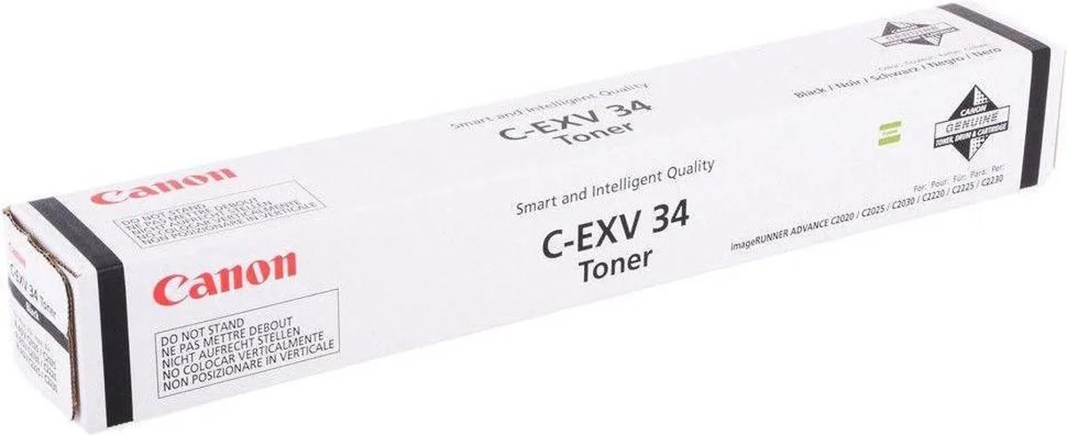 Canon C-EXV34 Tonercartridge - Zwart - 23.000 pagina's