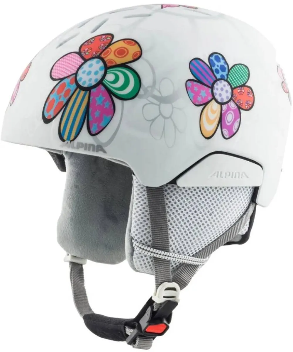 Alpina Kids Pizi Patchwork Flower Skihelm