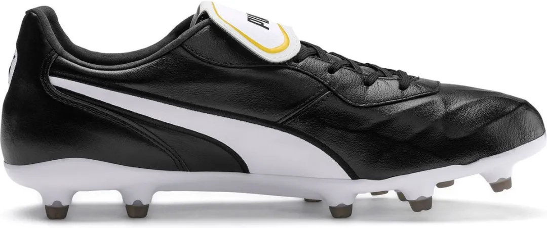 PUMA King Top FG Sportschoenen 39 - Zwart/Wit/Goud