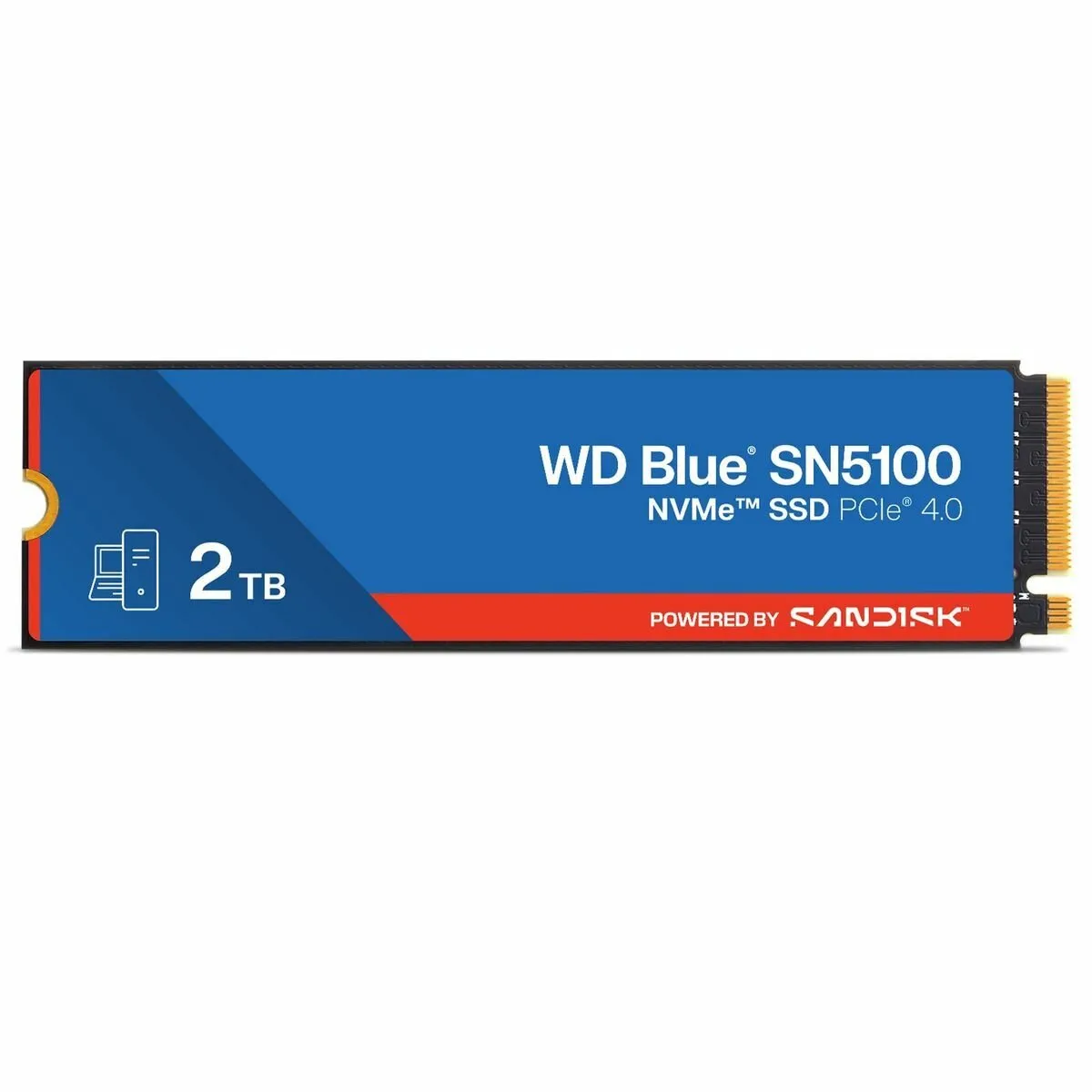 Western Digital WD Blue SN5100 2TB M.2 NVMe SSD - Zwart
