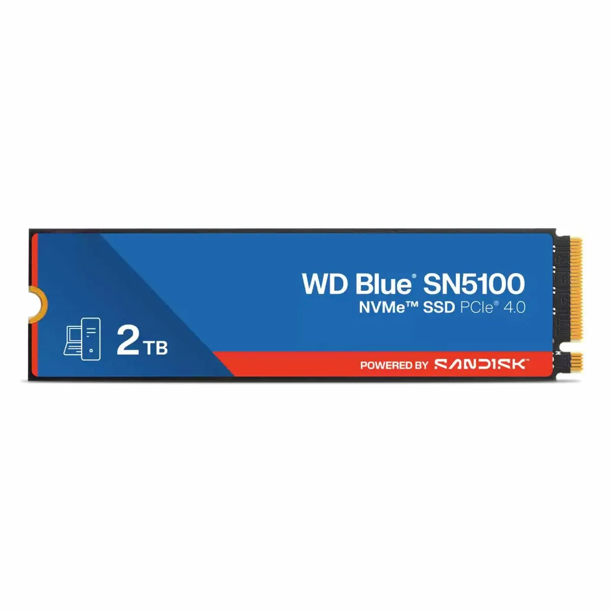 Western Digital WD Blue SN5100 2TB M.2 NVMe SSD - Zwart