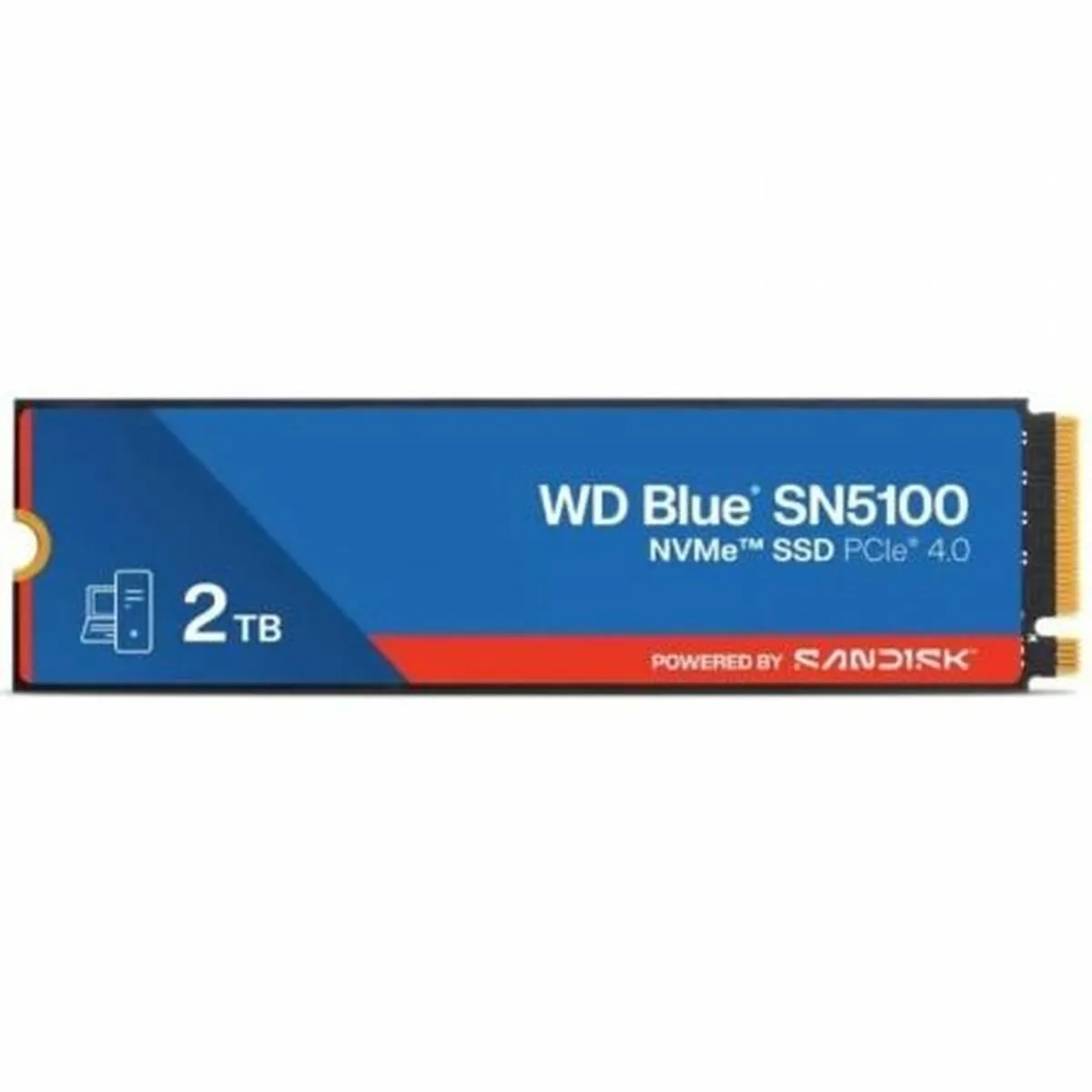 Western Digital WD Blue SN5100 2TB M.2 NVMe SSD - Zwart