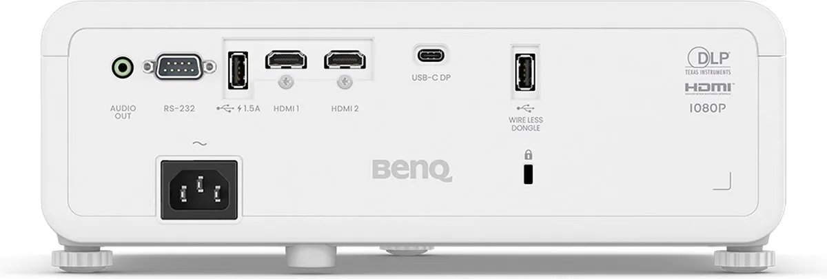 BenQ LH650 Projector 4000 ANSI Lumen 1080p - 2x HDMI/USB-C - Zwart/Wit