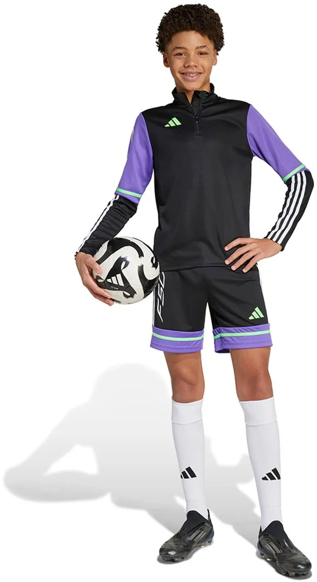 Adidas F50 SHO Y Voetbalshort - Maat 164/170 - Zwart/Paars