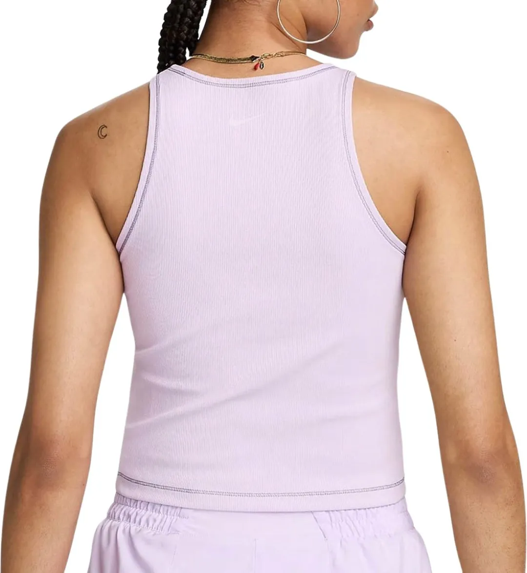 Nike One Fitted Dri-FIT Tanktop FN3077-361 - Maat L - Groen