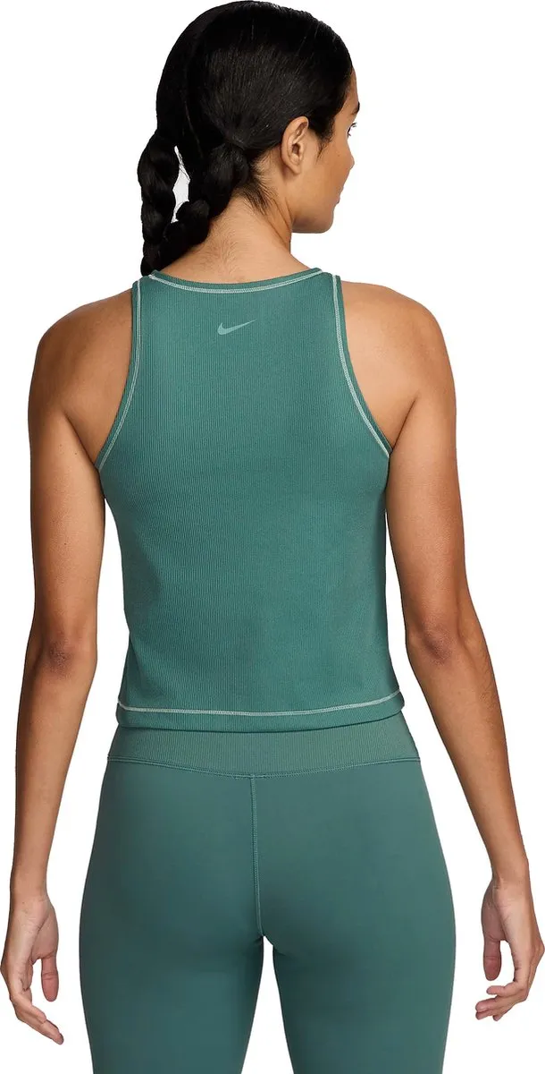 Nike One Fitted Dri-FIT Tanktop FN3077-361 - Maat L - Groen