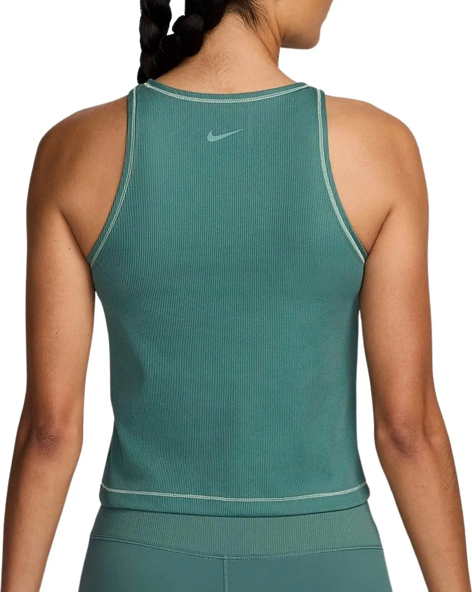 Nike One Fitted Dri-FIT Tanktop FN3077-361 - Maat L - Groen