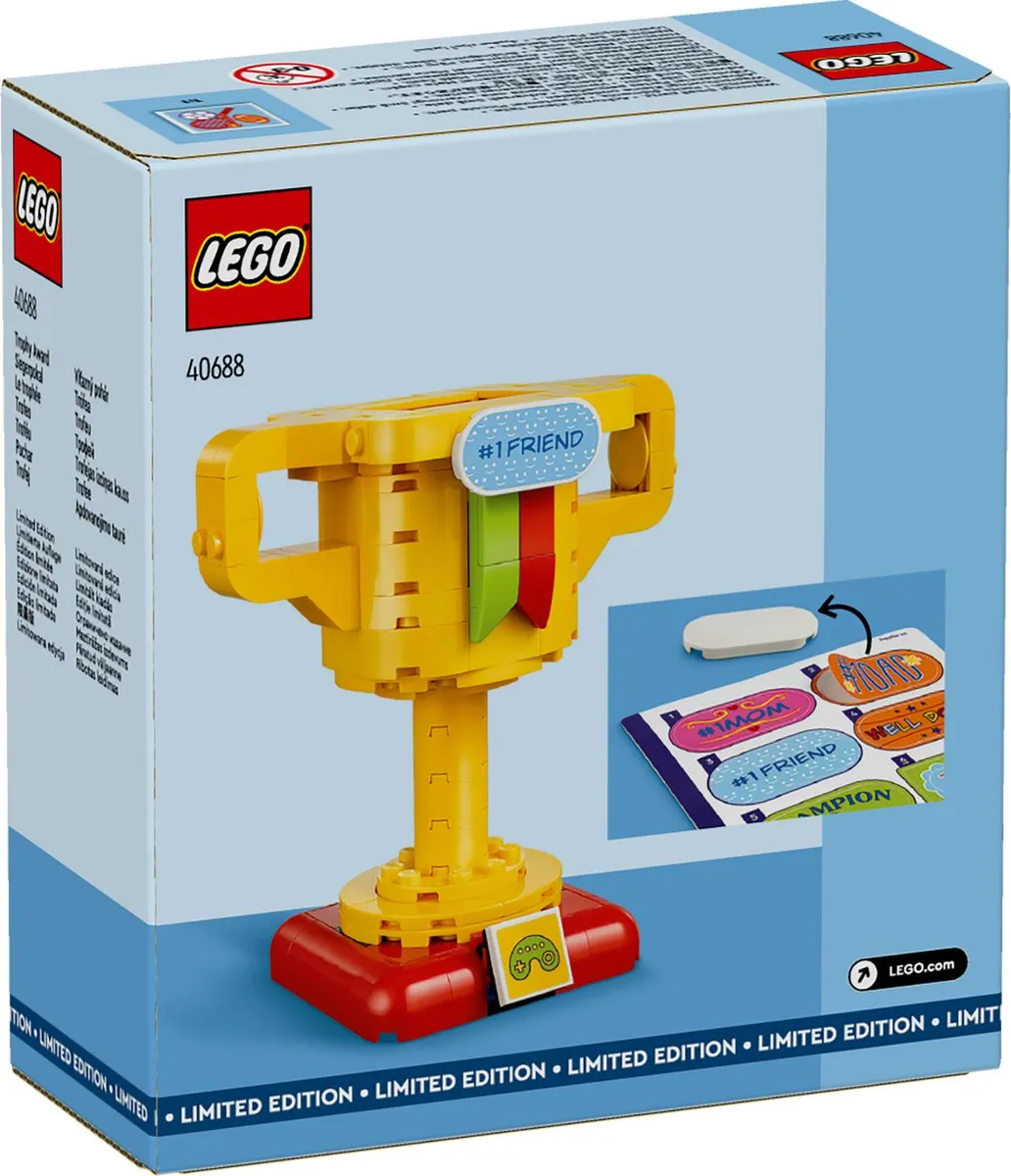 LEGO Trophy Award 40688 - 157 Stukken - Meerkleurig - afbeelding 6 van 6