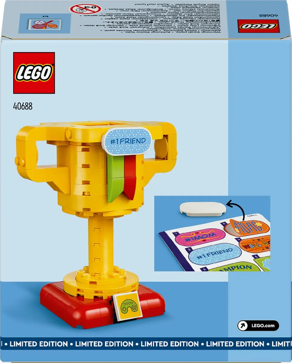 LEGO Trophy Award 40688 - 157 Stukken - Meerkleurig - afbeelding 3 van 6
