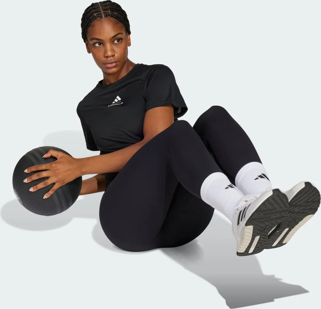 Adidas Performance Les Mills T-shirt Dames - Zwart