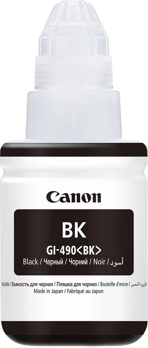 Canon GI-490 Inktcartridge 135ml - Zwart