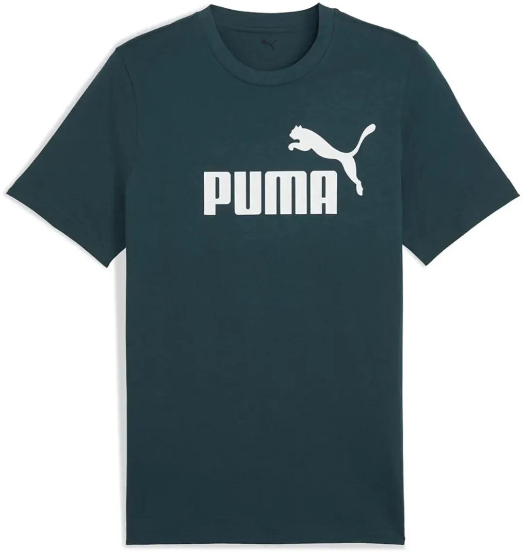 PUMA Ess No 1 Logo T-shirt - M - Groen