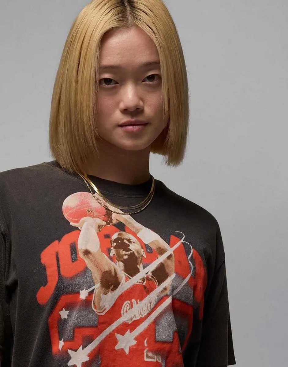 Nike Jordan Dames T-shirt - Basketbal - 4XL - Zwart