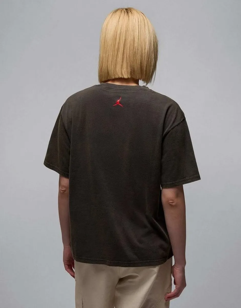 Nike Jordan Dames T-shirt - Basketbal - 4XL - Zwart