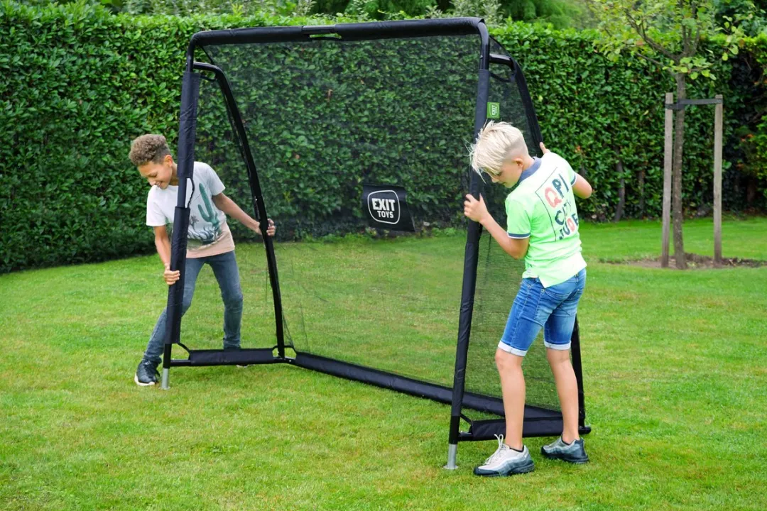 EXIT Coppa Stalen Voetbaldoel 220x170cm - Zwart